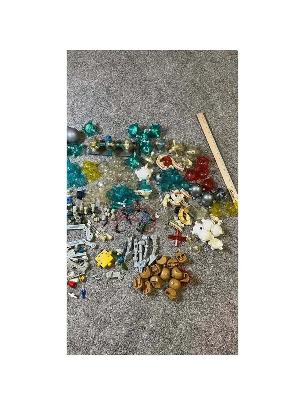 Vintage Capsela Spacelink Building Toys Huge Lot